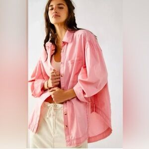 Free People Happy Hour Top in Strawberry Cream